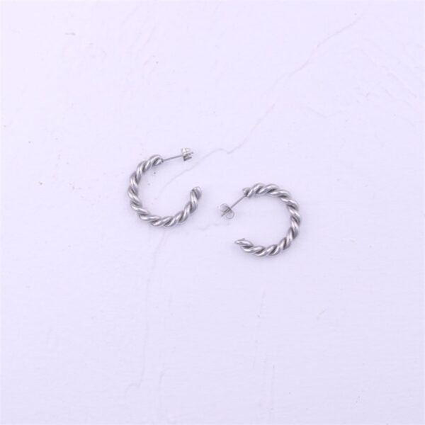 Spiral Hoop Earring ,Attractive And New Design ,Punk Party Earrings - Image 9