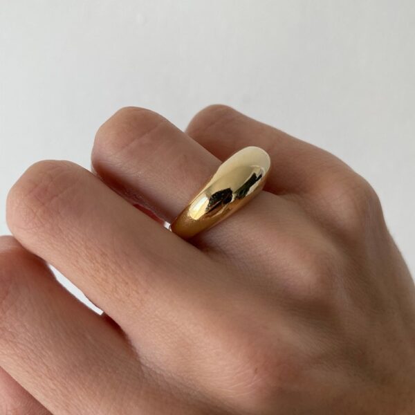 Simple Ring ,In Multiple sizes With a classic design ,In  Color Gold And Silver . - Image 3