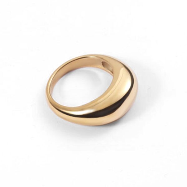 Simple Ring ,In Multiple sizes With a classic design ,In  Color Gold And Silver . - Image 5