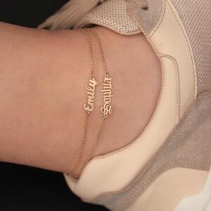 Customized Name Anklet