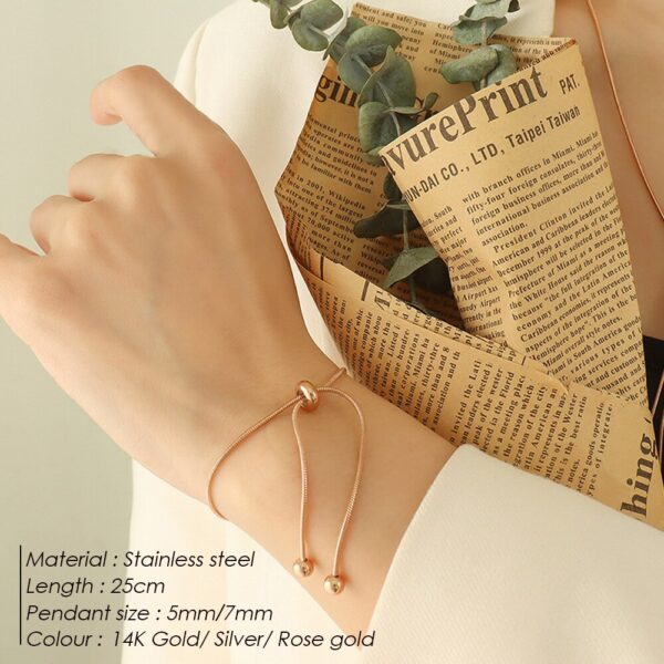 Snake Chain Bracelet ,Attractive And Simple Design . - Image 2