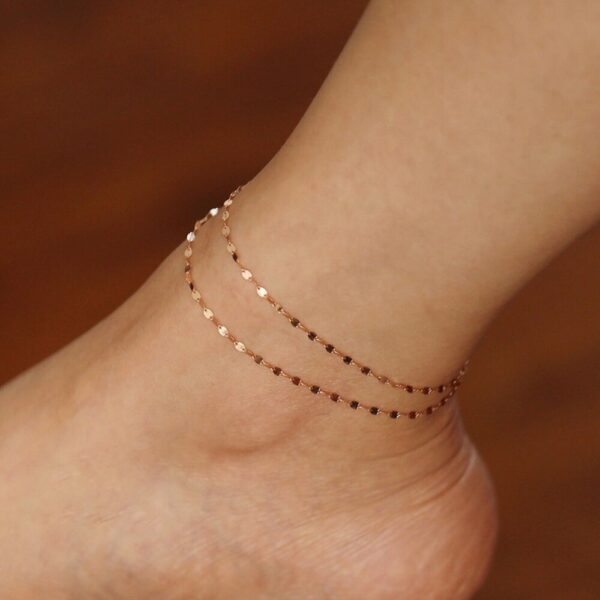 Gold Anklet Color ,New Summer Design . - Image 3