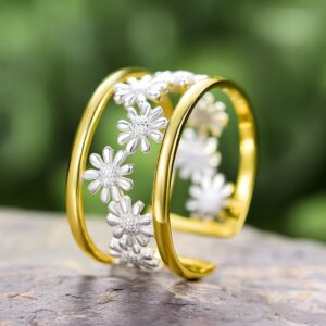 Daisy Flower Rings