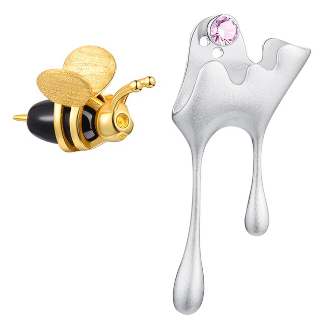 Honey Asymmetric Earrings