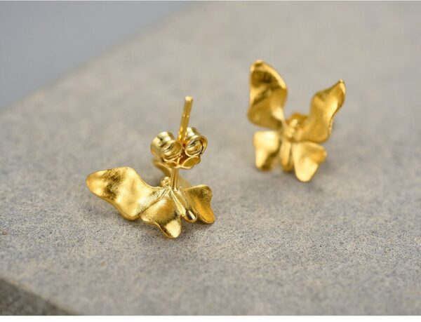 Original Butterfly Earrings , For Sterling Silver 925 . - Image 6