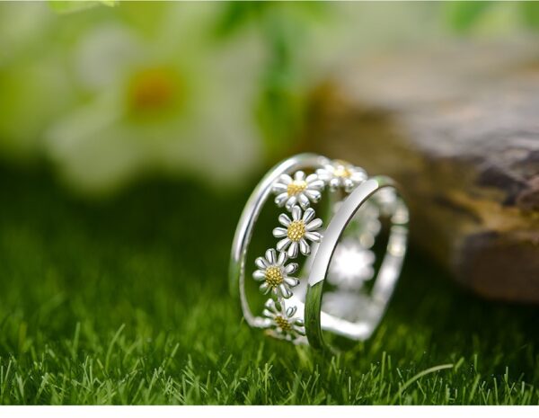 Daisy Flower Rings