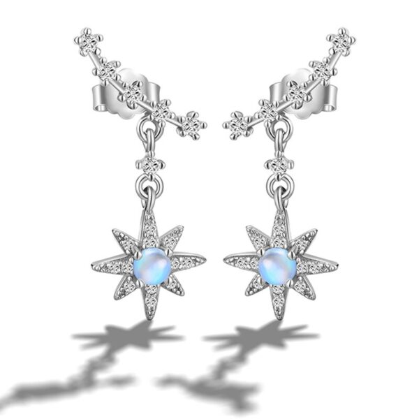 Awn Star Drop Earrings