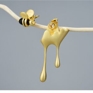 Honey Asymmetric Earrings