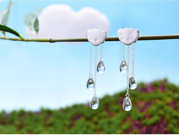 Cloud Long Earrings